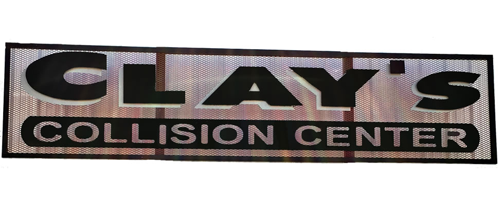 Clays Collision Sign